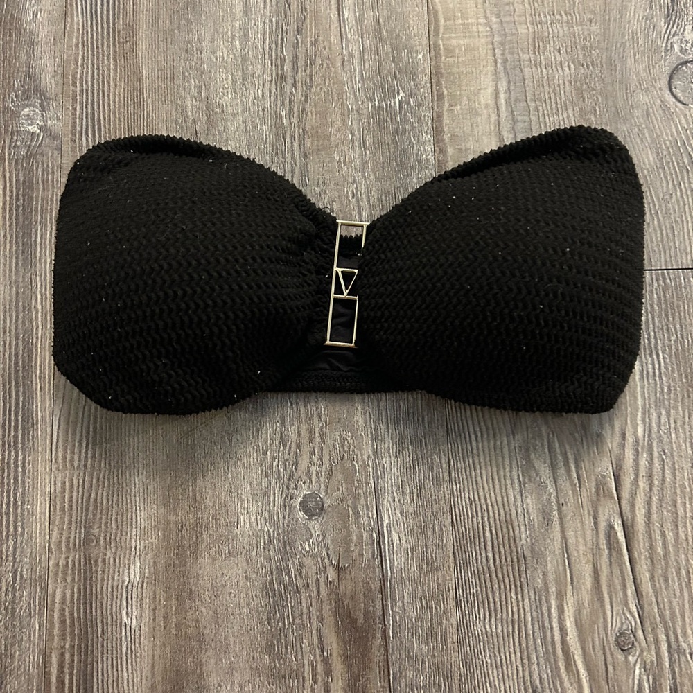 Victoria’s Secret Black Strapless Bikini top
